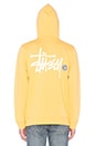 view 3 of 3 SWEAT À CAPUCHE BASIC LOGO in Faded Yellow