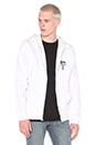 view 2 of 4 SUDADERA CAPUCHA CON CREMALLERA WORLD TOUR in White