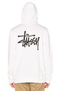 view 3 of 4 Basic Stussy Hoodie in White