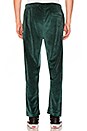 view 3 of 4 Velour Pant in Green