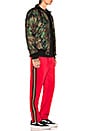 view 5 of 5 Textured Rib Track Pant in Red