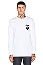 view 1 of 3 8 Ball L/S Tee in White