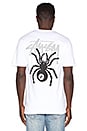 view 1 of 3 8 Ball Spider Tee in White