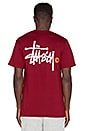 view 1 of 3 Basic Logo Tee in Dark Red