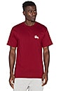 view 3 of 3 Basic Logo Tee in Dark Red
