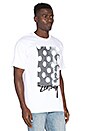 view 2 of 3 Eye Dots Tee in White
