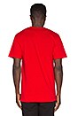 view 3 of 3 N4 PAINT Tシャツ in Red