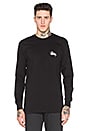 view 3 of 3 CAMISETA MANGA LARGA in Black