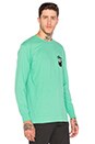 view 2 of 3 8 Ball L/S Tee in Green