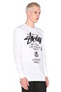view 2 of 3 World Tour L/S Tee in White 1