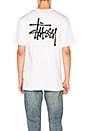 view 3 of 4 Basic Stussy Tee in White