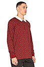 view 2 of 5 T-SHIRT RUGBY PAISLEY in Cardinal