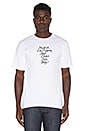 view 1 of 4 Cursive WT Tee in White