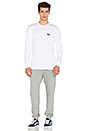 view 4 of 4 Basic Stussy L/S Tee in White