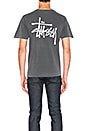 view 3 of 4 Basic Stussy Tee in Black