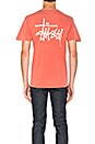 view 3 of 4 Basic Stussy Tee in Burnt Orange
