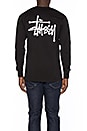 view 3 of 4 T-SHIRTS MANCHES LONGUES BASIC STUSSY in Black