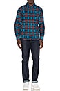 view 4 of 5 Double Brush Flannel Button Down in Blue