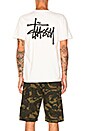 view 3 of 4 Basic Stussy Tee in Natural