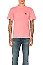 view 1 of 4 T-SHIRT BASIC STUSSY in Pink