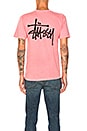 view 3 of 4 T-SHIRT BASIC STUSSY in Pink