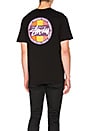 view 1 of 5 T-SHIRT REGGAE SURF DOT in Black
