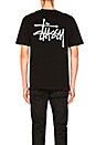 view 3 of 4 Basic Stussy Tee in Black