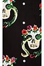 view 5 of 5 Skull Pattern Shirt in Black