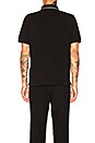 view 3 of 5 Julian Full Zip Polo in Black
