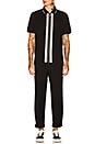 view 4 of 5 Julian Full Zip Polo in Black