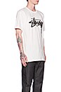 view 2 of 3 Stock Tee in White