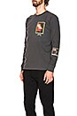 view 3 of 5 Inferno Long Sleeve Tee in Black