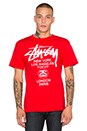 view 1 of 3 World Tour Tee in Red