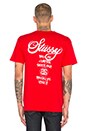 view 3 of 3 World Tour Tee in Red