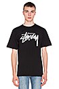 view 1 of 3 CAMISETA GRÁFICA STOCK in Black