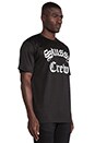 view 2 of 4 Crew Mesh Tee in Black