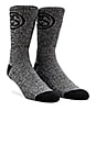 view 3 of 4 LOT DE 3 PAIRES DE CHAUSSETTES PREMIUM SS LINK in White, Black, Black/White