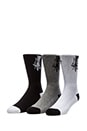 view 1 of 4 CALCETINES in Black, Grey Heather, White