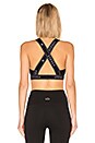 view 3 of 4 BRASSIÈRE CROSS BACK CROP in Black