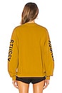 view 3 of 4 Repeat Fleece Crew Pullover in Gold
