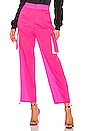 view 2 of 5 Aydin Nylon Crinkle Pant in Pink
