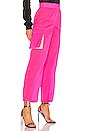 view 3 of 5 Aydin Nylon Crinkle Pant in Pink
