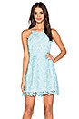 view 1 of 4 МИНИ ПЛАТЬЕ VIPER in Cyan