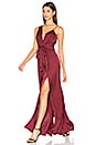 view 2 of 3 Kesen Maxi Dress in Aubergine