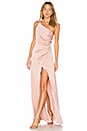 view 1 of 3 Jordana Maxi Dress in Rose Gold