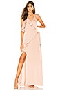 Stylestalker Tessa Maxi Dress In Nude Revolve