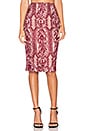 view 1 of 5 VIVID 펜슬 스커트 in Rouge