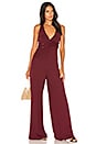 view 1 of 3 Lumi Belted Jumpsuit in Wine