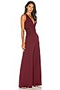 view 2 of 3 Lumi Belted Jumpsuit in Wine