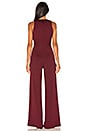 view 3 of 3 Lumi Belted Jumpsuit in Wine